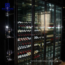 Bespoke Metal Stainless Steel Wine Display Shelves Wine Rack